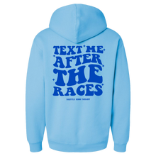 Load image into Gallery viewer, Blue Text Me Hoodie
