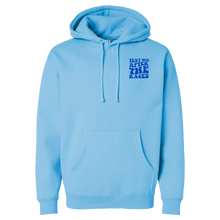 Load image into Gallery viewer, Blue Text Me Hoodie
